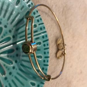 Alex and Ani Energy Bracelet w/ Green Stone